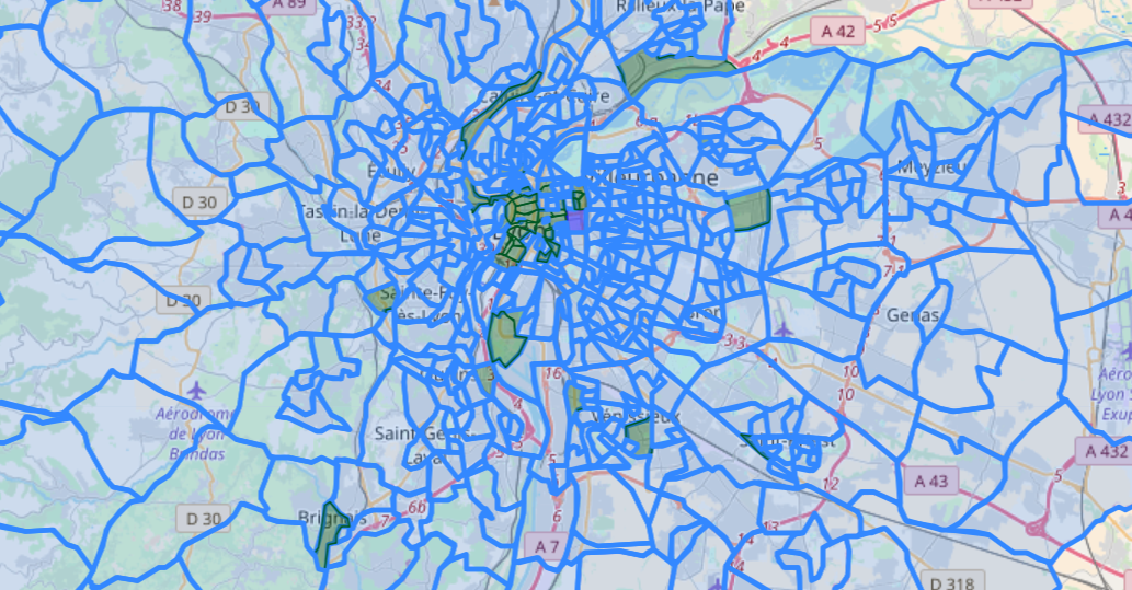 VizLiris map